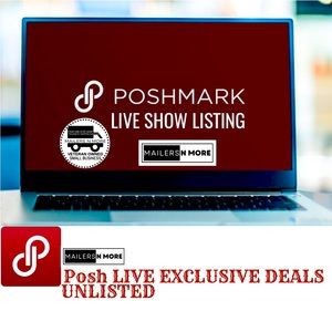 Posh live show listing STICKERS,TAPE MEASURE,METAL DISPLAY